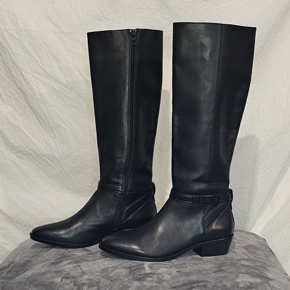 *NWOB* Coach Black Leather Boots (Never Worn)